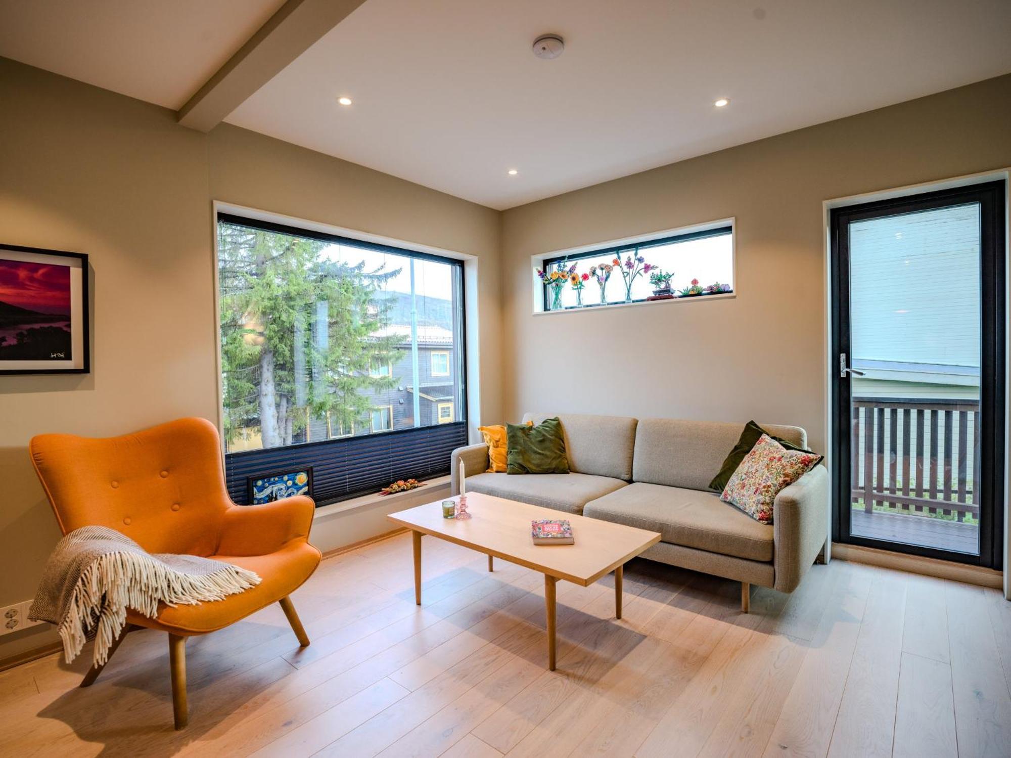 Modern And Central Apartment In Quiet Street 特罗姆瑟 外观 照片